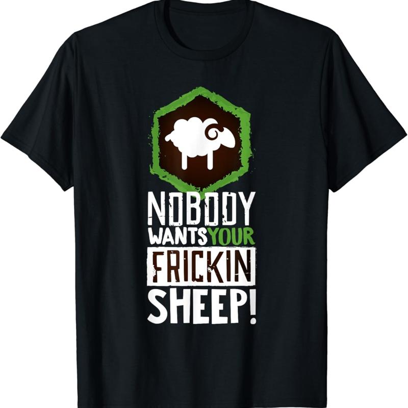 Board Game Geek - Niemand will deine Schafe. T-Shirt, Brettspiel,