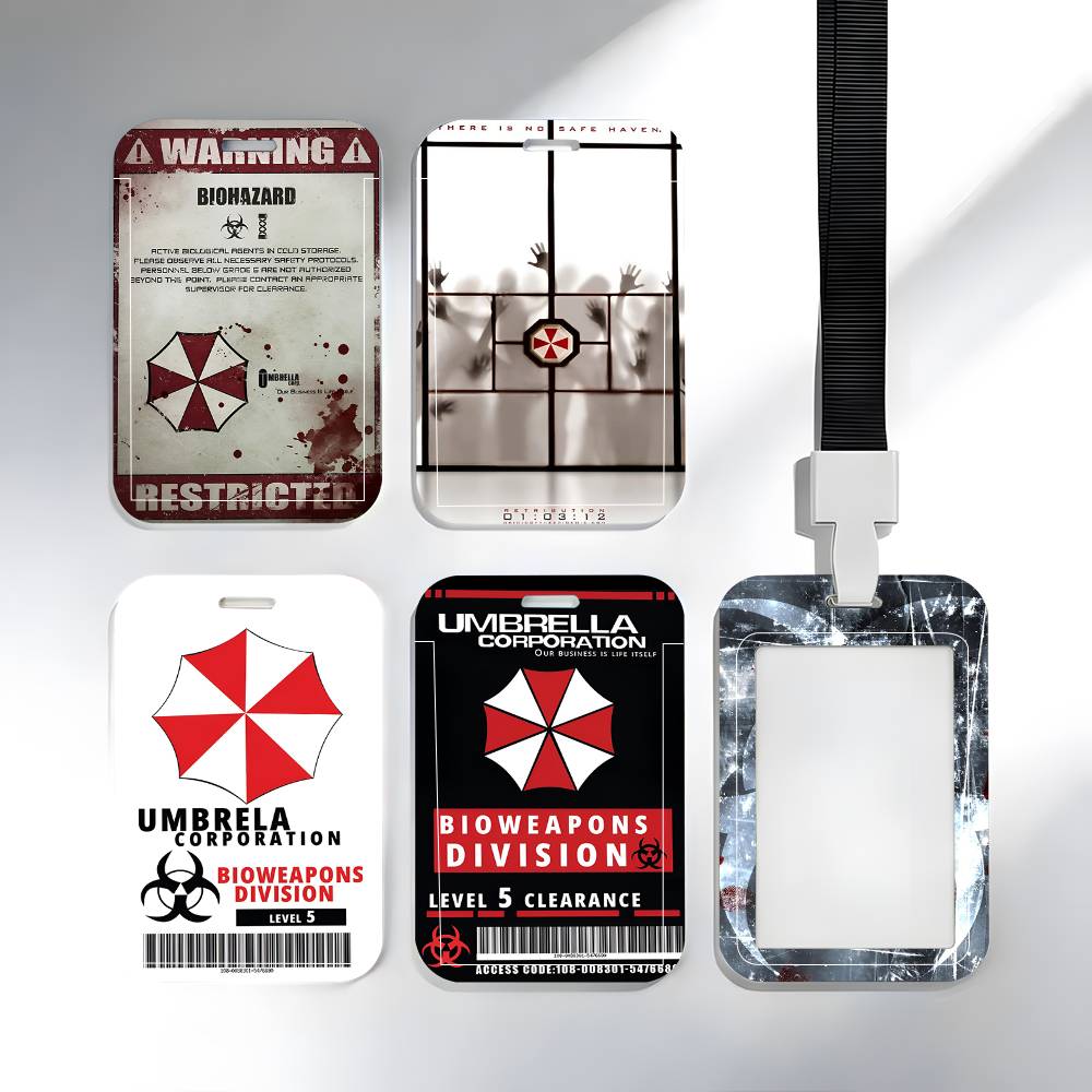 Board Game Resident Evil - Game R-Resident E-Evil Lanyard-Kartenhalter Studentenausweishalter Halsband-Kartenhalter