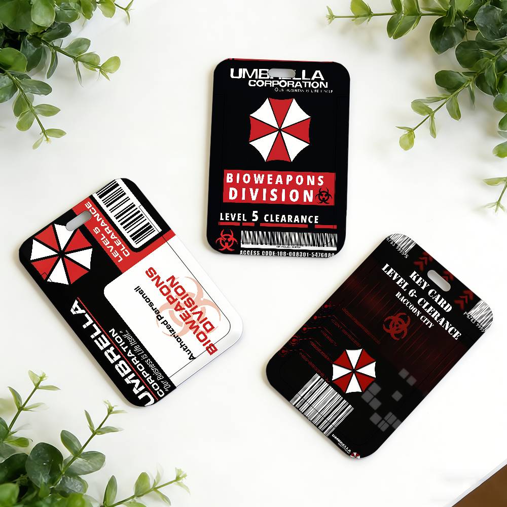Board Game Resident Evil - Game R-Resident E-Evil Ausweishalter mit Umhängeband,