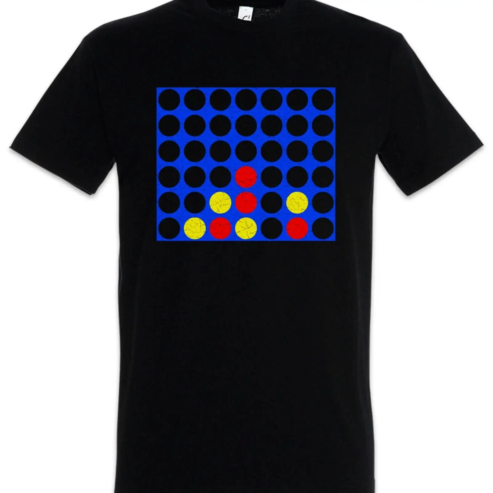 Board Game Geek - Connect Four Board T-Shirt Spiel Gamer