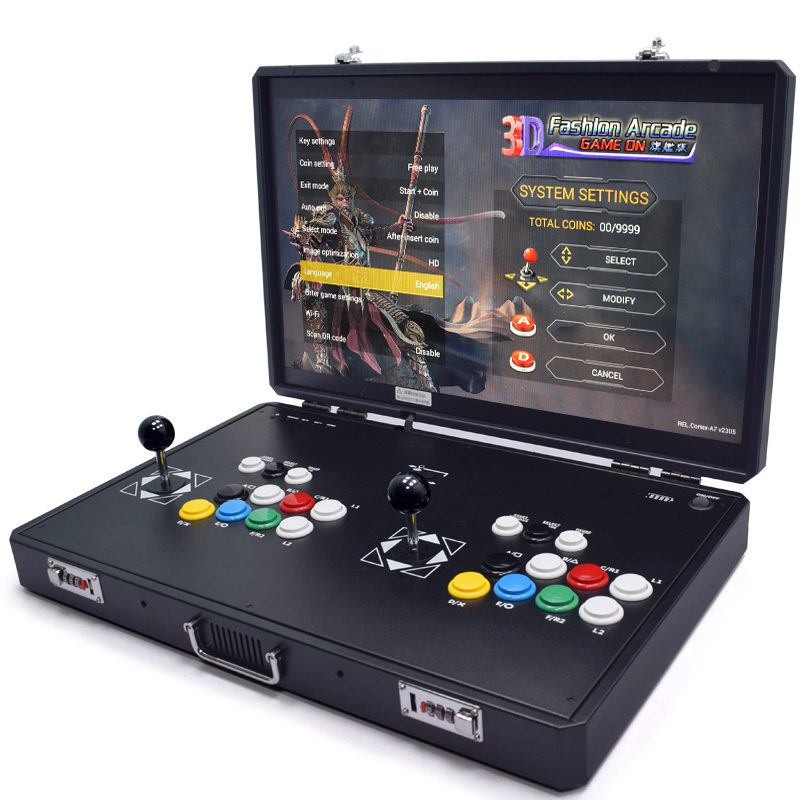 Board Game For 2 People - Pandora h3 24-Zoll-LCD-Arcade-Konsole, Spiele, 2-Spieler-Platine, Retro-Video,