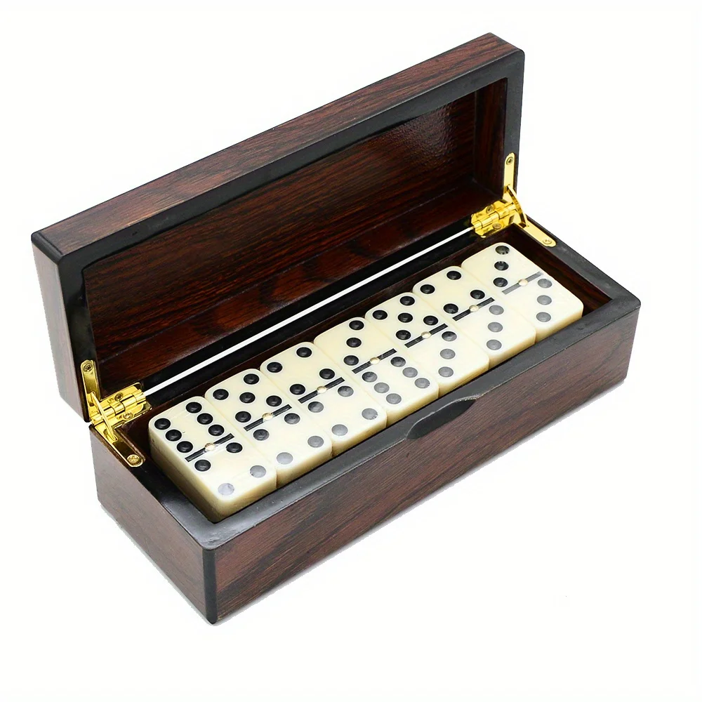 Board Game For 2 People - [Dominosteine-Spielset aus Holz] 28-teiliges doppeltes sechs