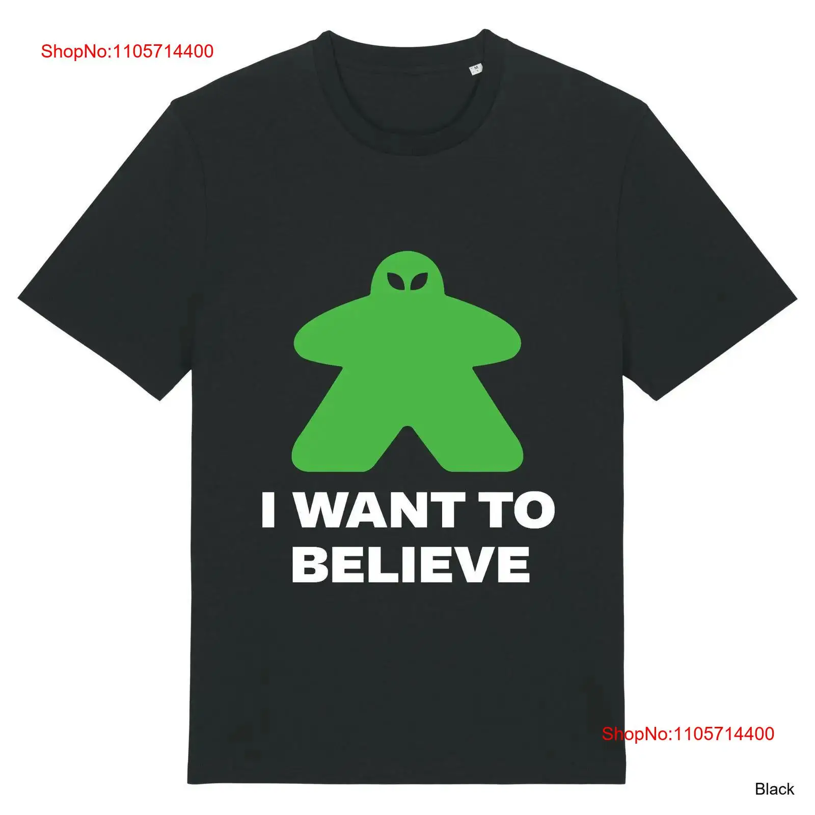 Board Game Geek - Xfiles Alien Meeple T-Shirt Brettspiel Meeples