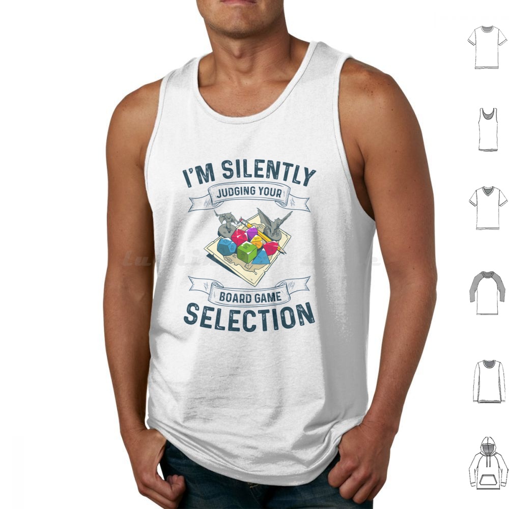 Board Game Geek - Silently Judging Board Game Selection Tanktops
