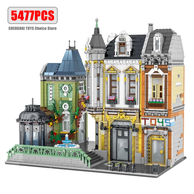 Lego Set City - 5477 stücke drängen Straßen ansicht setzt